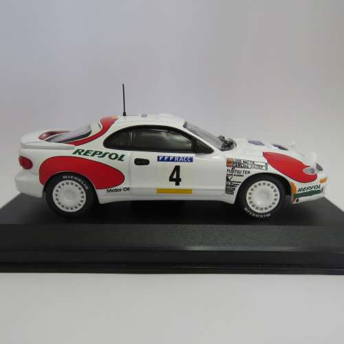 Toyota Celica Turbo 4WD die-cast rally model car - Rally Catalunya 1992 - Scale 1/43