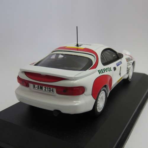 Toyota Celica Turbo 4WD die-cast rally model car - Rally Catalunya 1992 - Scale 1/43