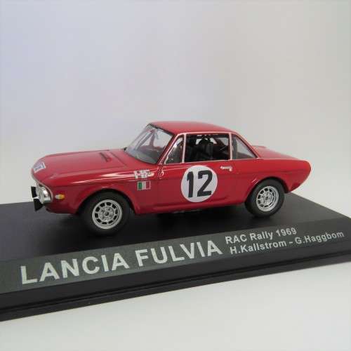 Lancia Fulvia die-cast rally model car - RAC Rally 1969 - Scale 1/43