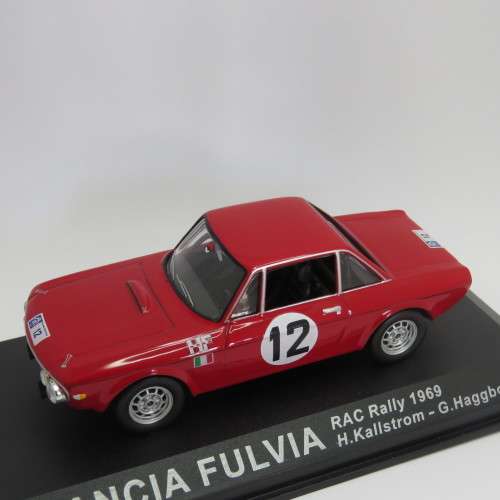 Lancia Fulvia die-cast rally model car - RAC Rally 1969 - Scale 1/43