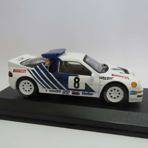 Ford RS200 die-cast rally model car - 1986 Sweden Rally - Scale 1/43