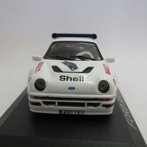 Ford RS200 die-cast rally model car - 1986 Sweden Rally - Scale 1/43