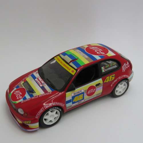 Toyota Corolla WRC die-cast rally model car - 2004 Rally Monza - Scale 1/43