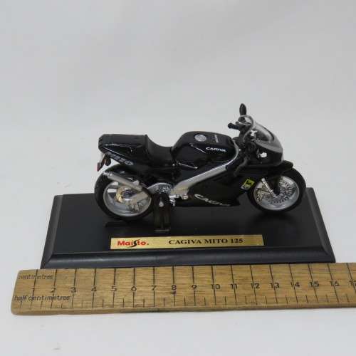Maisto Cagiva Mito 125 die-cast motorcycle - Scale 1/18 in box