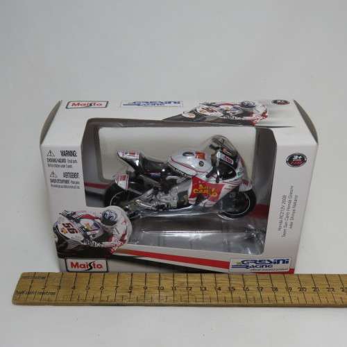 Maisto 2008 Honda RC212V San Carlo MotoGP die-cast motorcycle - #56 Shinya Nakano - Scale 1/18