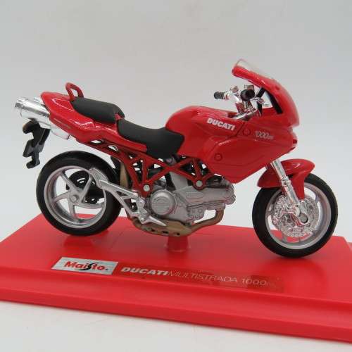 Maisto Ducati Multistrada 1000 DS die-cast motorcycle - Scale 1/18 in box