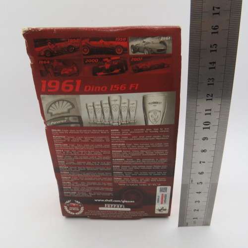 Shell V-Power 1961 Ferrari Dino 156 F1 souvenir glass