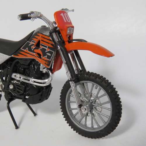 Majorette KTM dirt bike die-cast motorcycle - scale 1/18