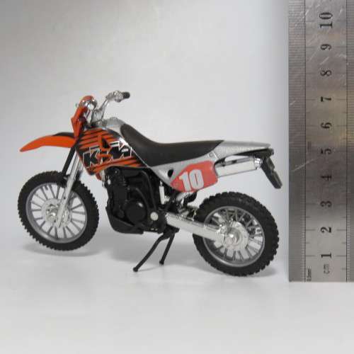 Majorette KTM dirt bike die-cast motorcycle - scale 1/18