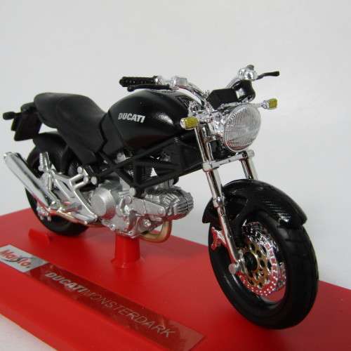 Maisto Ducati Monsterdark die-cast motorcycle - scale 1/18 in box