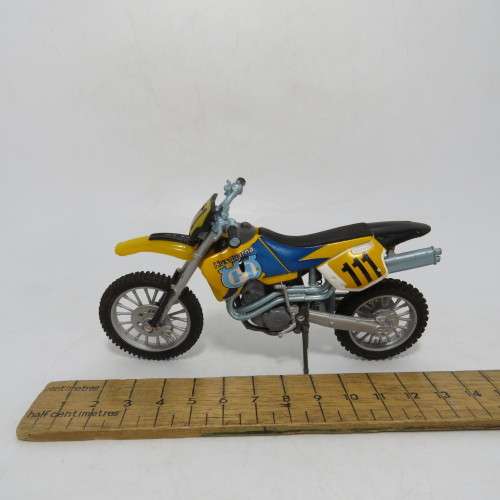 Majorette Husqvarna TE 610 Cross model motorcycle - Scale 1/18