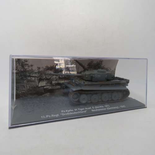 WW2 Combat tank - German Panzer Kampfwagen VI Tiger tank - 13th Panzer regiment