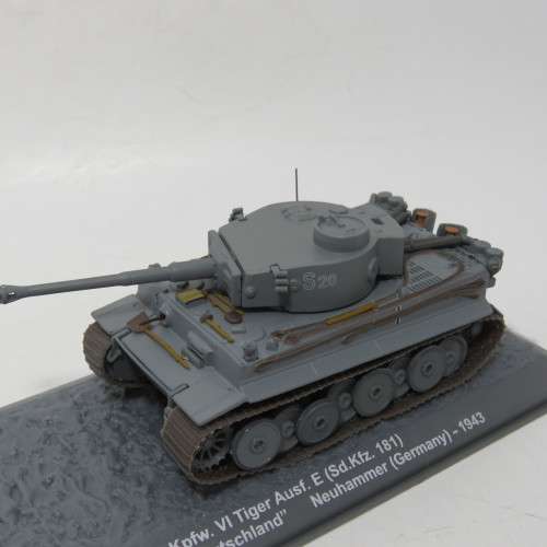 WW2 Combat tank - German Panzer Kampfwagen VI Tiger tank - 13th Panzer regiment