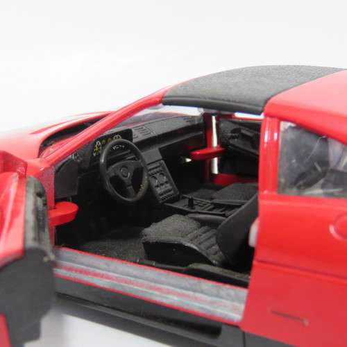 Welly Ferrrari 348 TS model car - Scale 1/24 - Tyres have flat spots