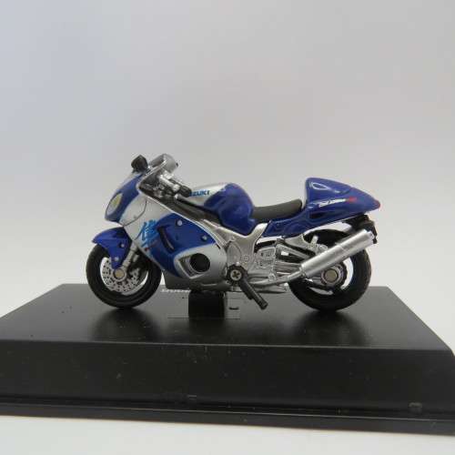 NewRay Suzuki GSX 1300R model motorcycle in case - Scale 1/32