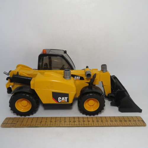 2008 Bruder CAT telehandler 1776/01 - Plastic - Scale 1/16
