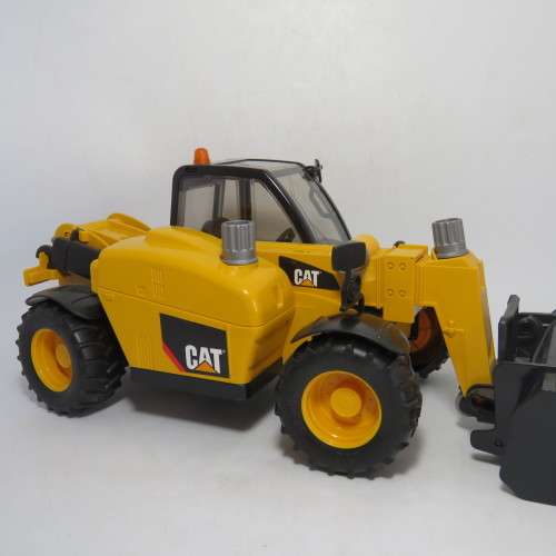 2008 Bruder CAT telehandler 1776/01 - Plastic - Scale 1/16