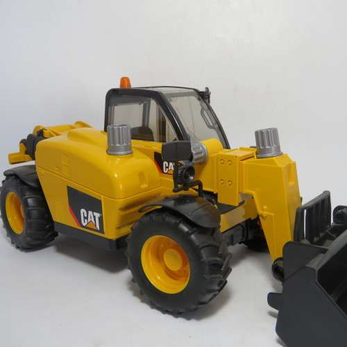 2008 Bruder CAT telehandler 1776/01 - Plastic - Scale 1/16