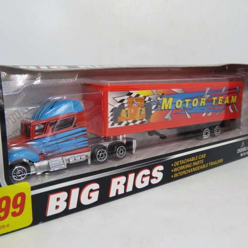 MotorMax Big Rigs truck and trailer in box