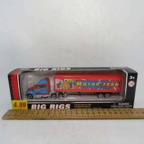MotorMax Big Rigs truck and trailer in box