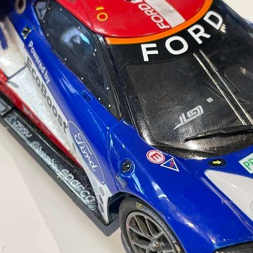 Carrera Ford GT Race car slot car - Some body damage