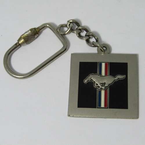 Ford Mustang metal keyring holder