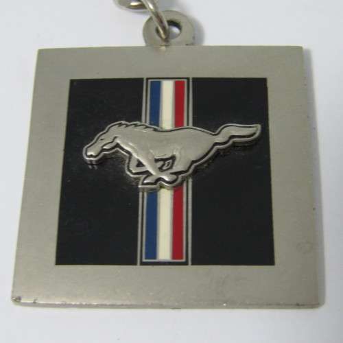 Ford Mustang metal keyring holder