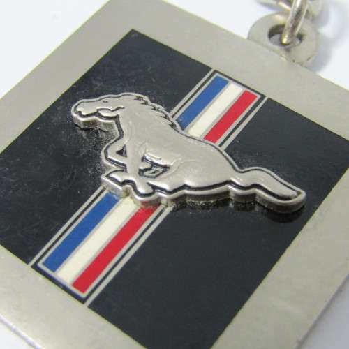 Ford Mustang metal keyring holder
