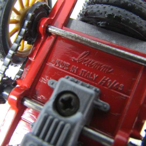 Brumm 1911 Fiat S74 racing model car #37 - scale 1/43