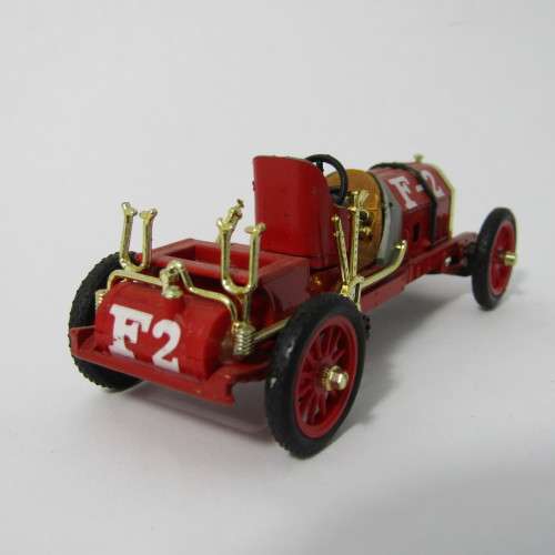 Brumm 1907 Fiat F-2 die-cast racing model car - side panel missing - scale 1/43