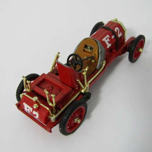 Brumm 1907 Fiat F-2 die-cast racing model car - side panel missing - scale 1/43