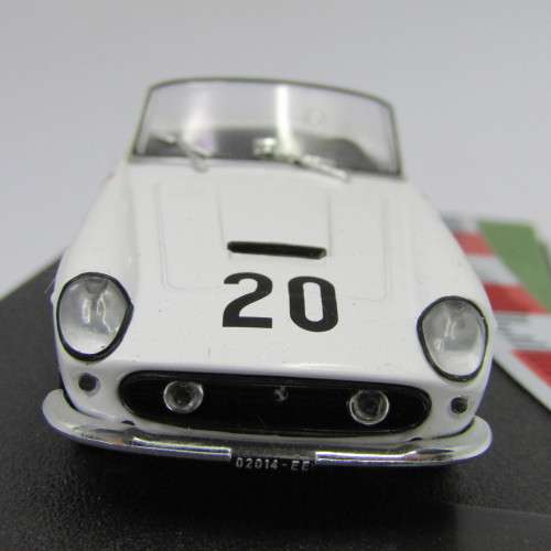 Ferrari 250 California racing model car - #20 - 24h Spa 1960 - scale 1/43