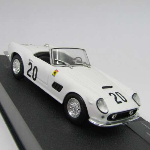 Ferrari 250 California racing model car - #20 - 24h Spa 1960 - scale 1/43