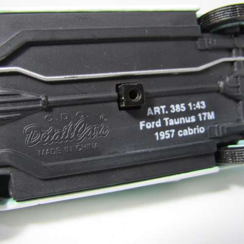 Detail Cars Art 385 Ford Tounus 17M 1957 Cabriolet model car - scale 1/43