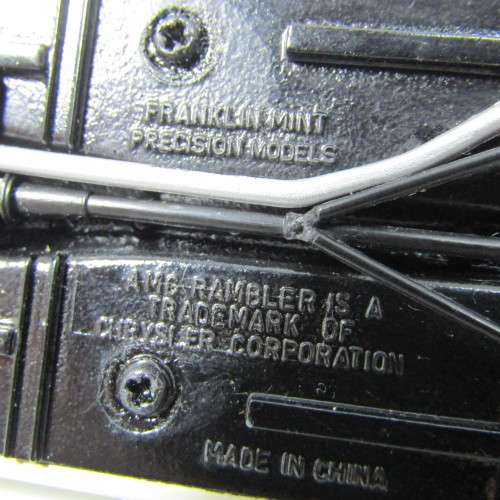 Franklin Mint Precision models AMC Rambler 660 die-cast model car - scale 1/43