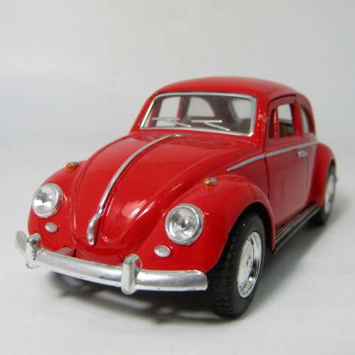 Kinsmart 1967 Volkswagen Beetle model car - pull back action - scale 1/32