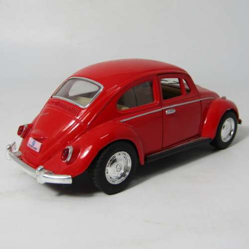 Kinsmart 1967 Volkswagen Beetle model car - pull back action - scale 1/32