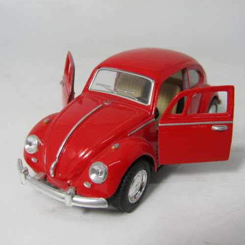Kinsmart 1967 Volkswagen Beetle model car - pull back action - scale 1/32