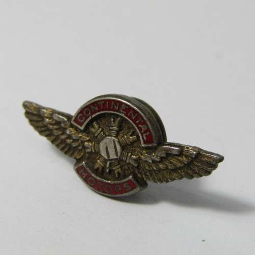 Vintage Continental Motors lapel badge
