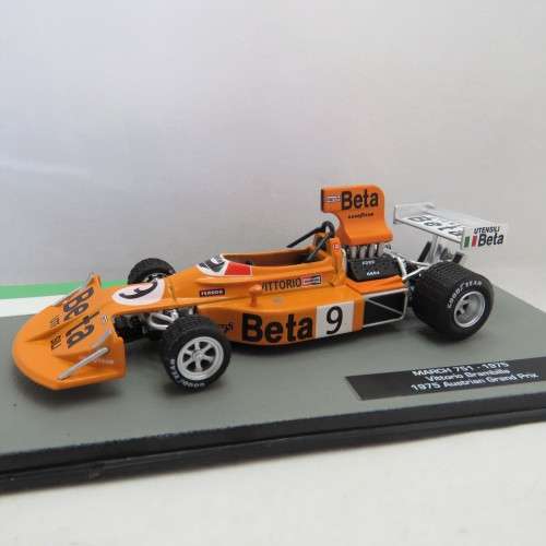 Formula 1 March 751-1975 model car - #9 Vittorio Brambilla - Scale 1/43