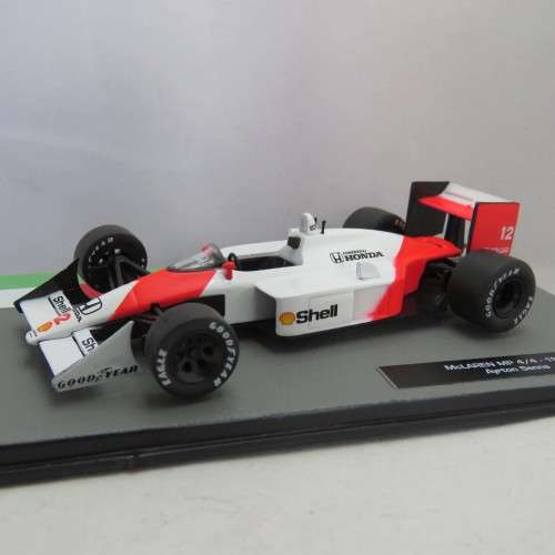 Formula 1 McLaren MP4/4 - 1988 model car - #12 Ayrton Senna - Scale 1/43