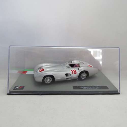 Formula 1 Mercedes W196 - 1955 model car - #18 Juan Manuel Fangio - Scale 1/43