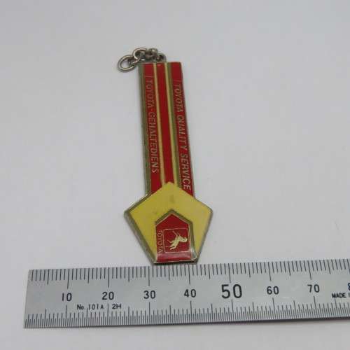 Vintage Toyota Quality Service Keyring holder