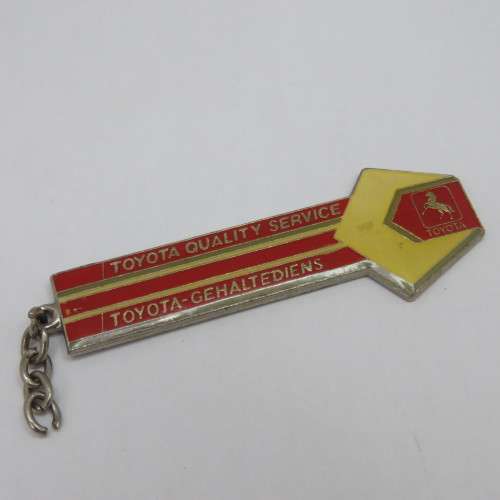 Vintage Toyota Quality Service Keyring holder