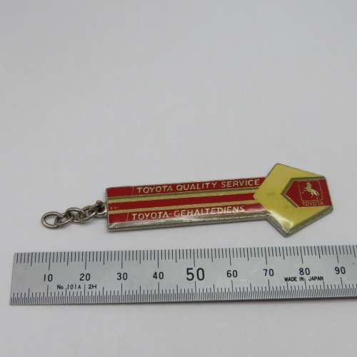 Vintage Toyota Quality Service Keyring holder