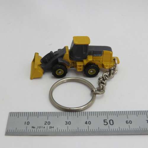 ERTL John Deere Front wheel loader keyring holder
