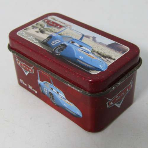 Disney Cars keyring holder in tin - `The King` Plymouth superbird