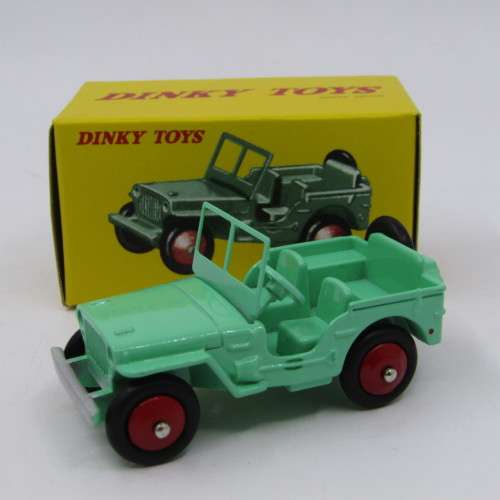 Dinky Toys #25J Jeep model car in box - DeAgostini