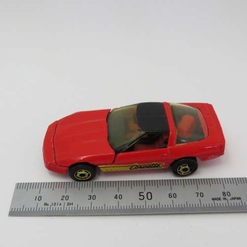 Vintage Hot Wheels 80`s corvette toy car - Opening doors - 1982 Malaysia