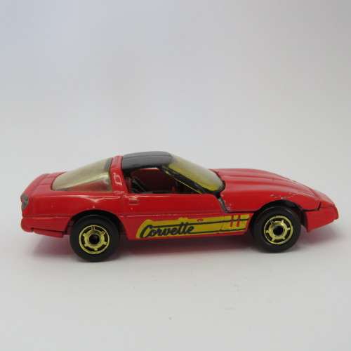 Vintage Hot Wheels 80`s corvette toy car - Opening doors - 1982 Malaysia